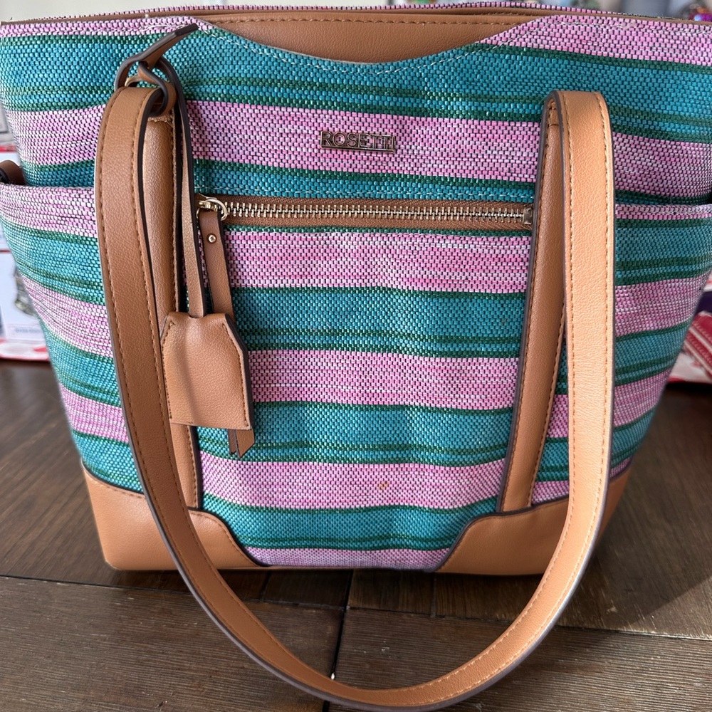 ROSETTI Multi Color Striped Handbag